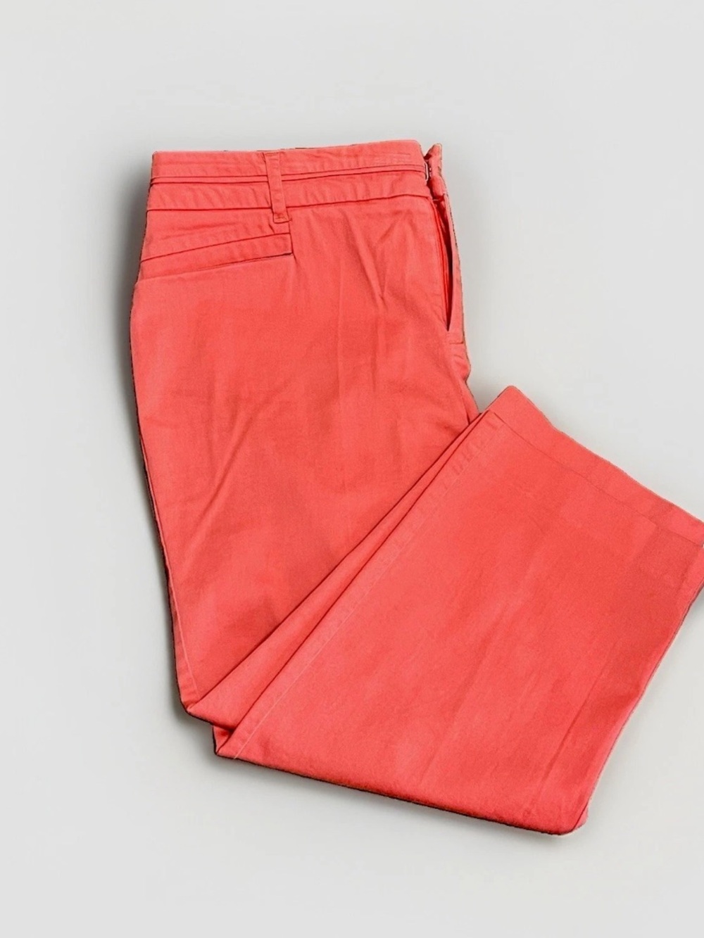 Relativity Coral/Salmon Straight Leg Capris 8P Like New